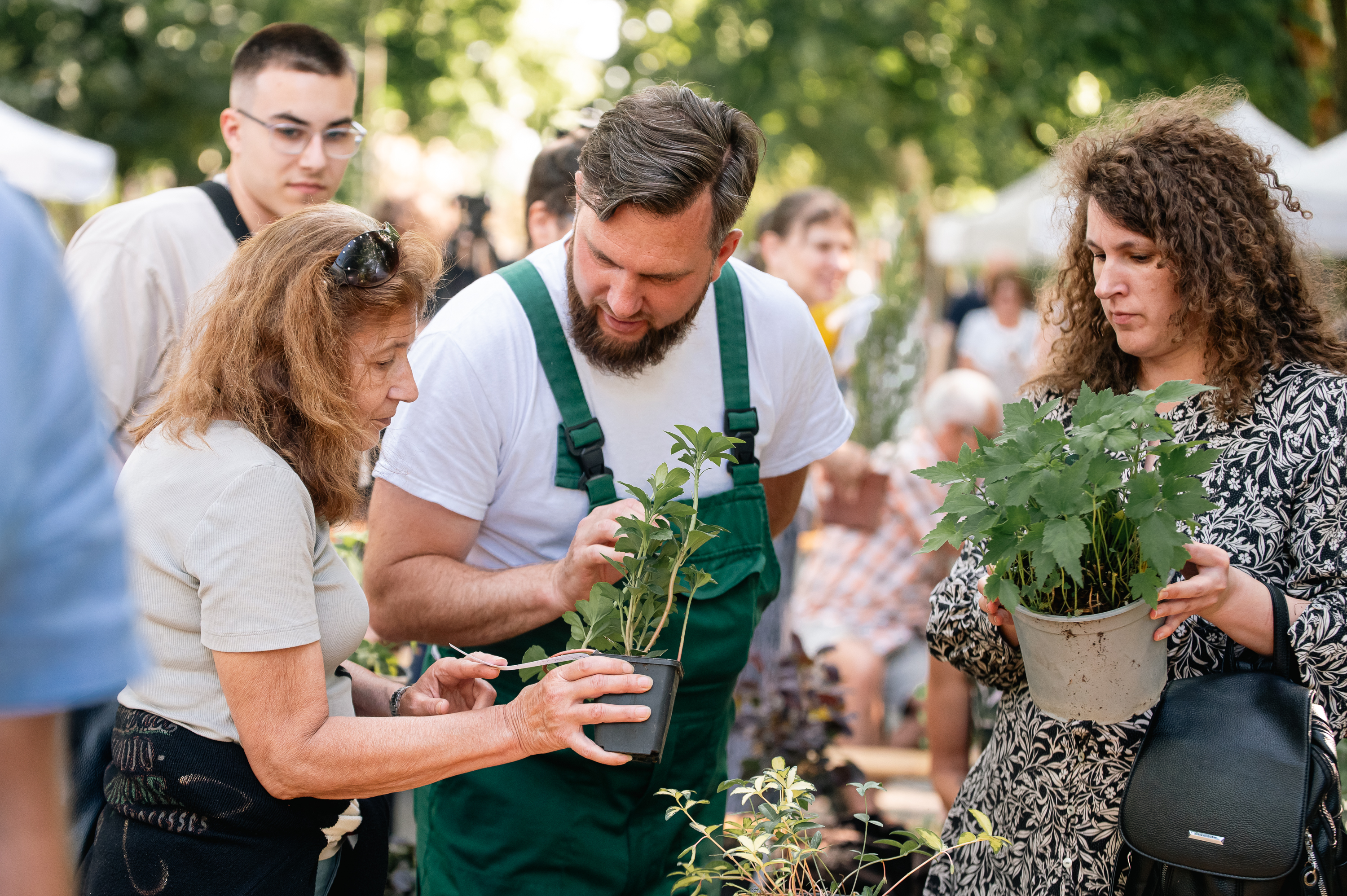 One of the festival’s speakers: Szabolcs Megyeri, gardening blogger