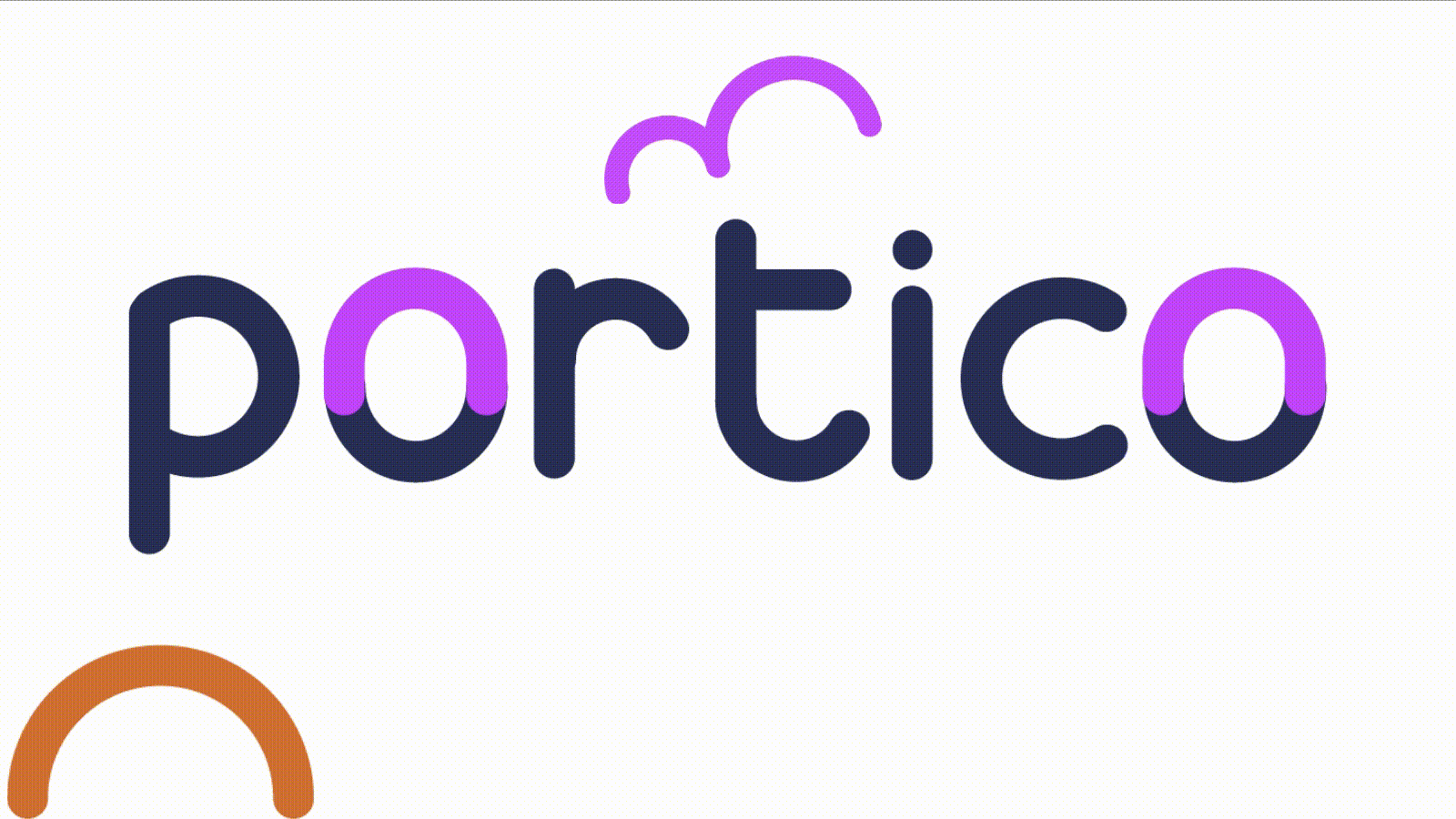 Portico's lettering