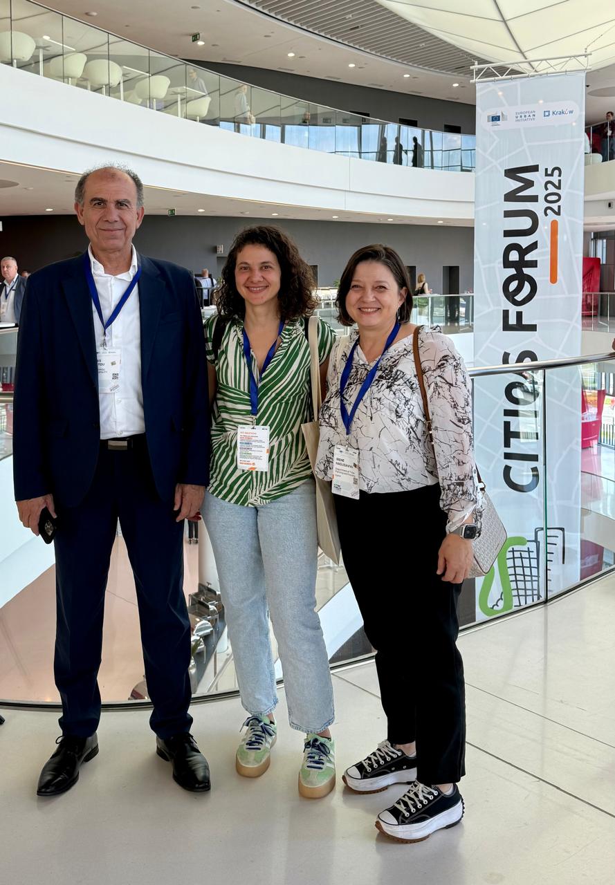 The EUI Team with the Mayor of Aradippou Municipality