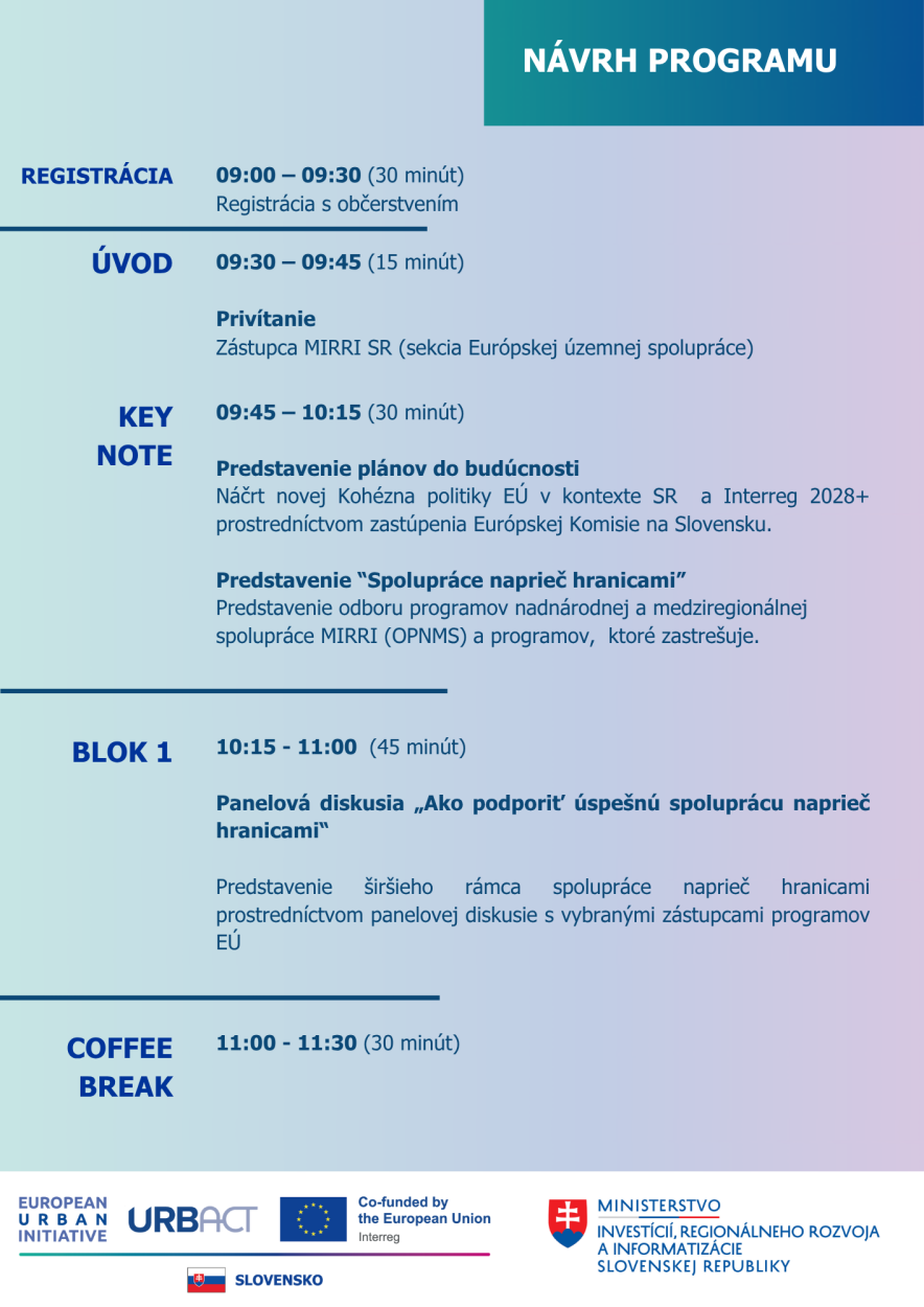 Predbežný program 2