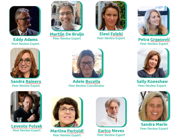 Peer Review experts names and pictures 