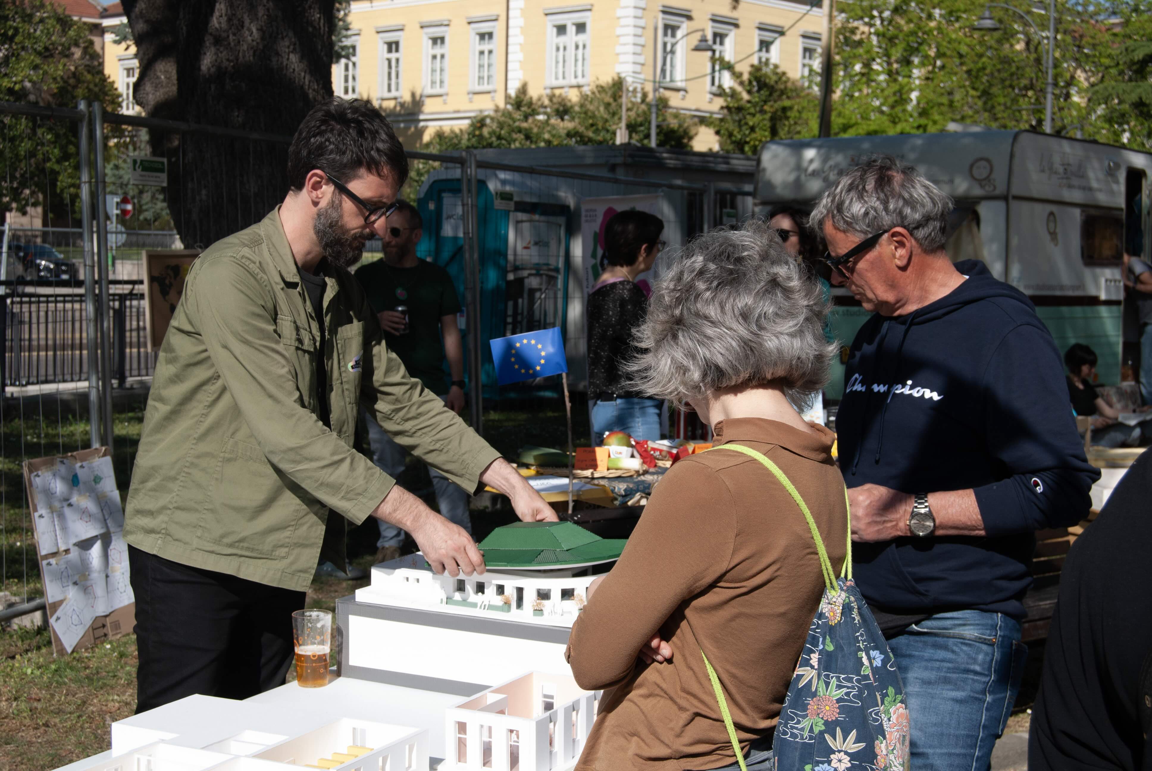 S4T models being presented to the public