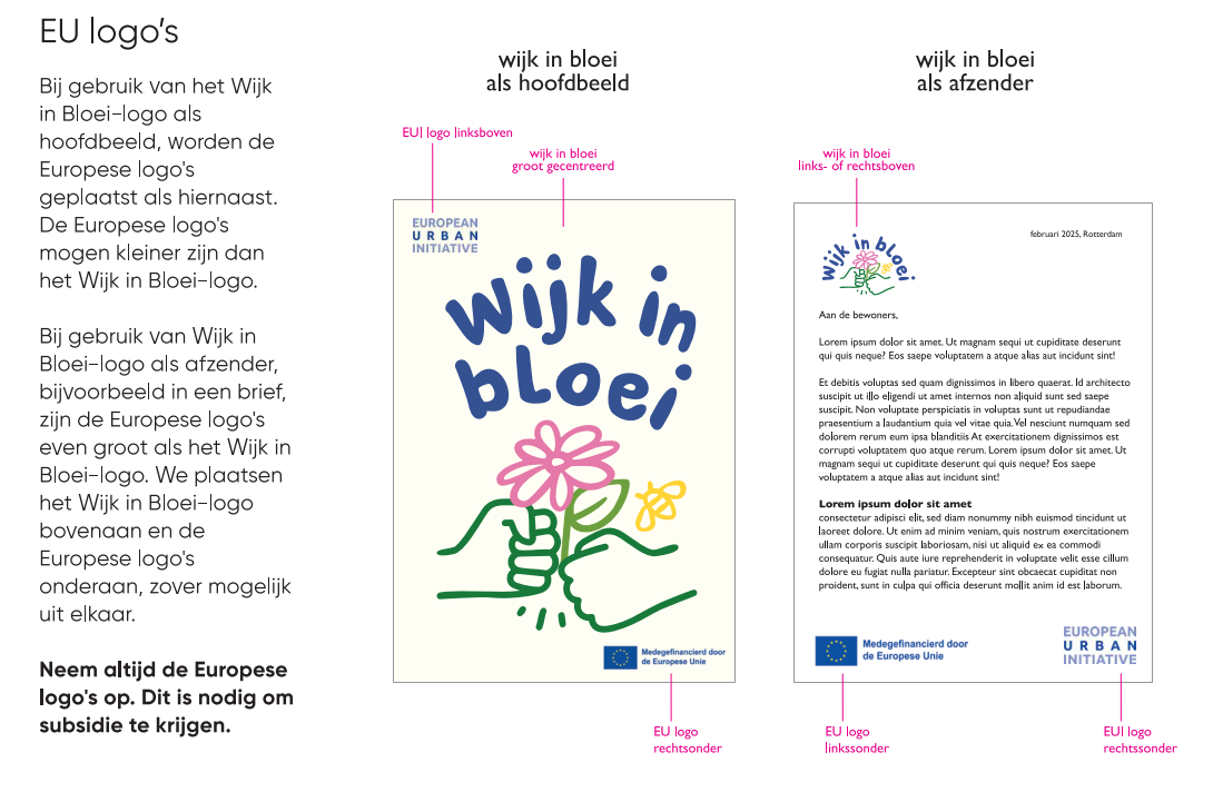 EUI Wijk in Bloei project style