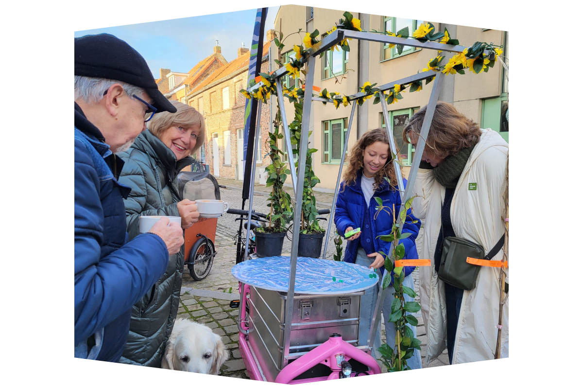 Citizens come together to green the city at the facade garden event from Blue4Green