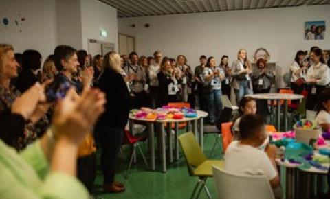 Getting to know local young people during a study visit
