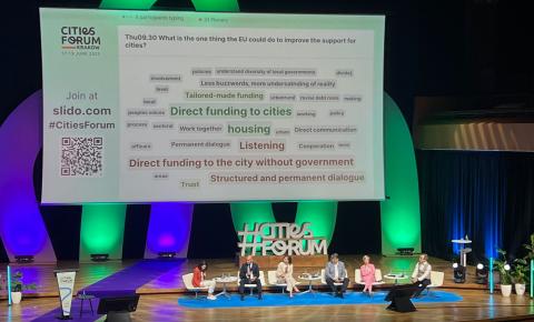 "What is the one thing the EU could do to improve the support for cities?"