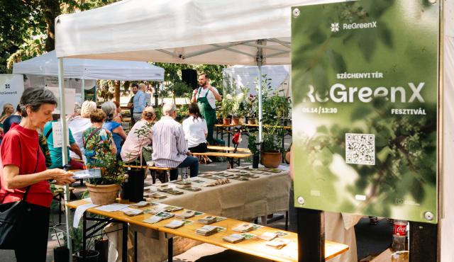 ReGreenX Festival in Szeged, at Széchenyi Square