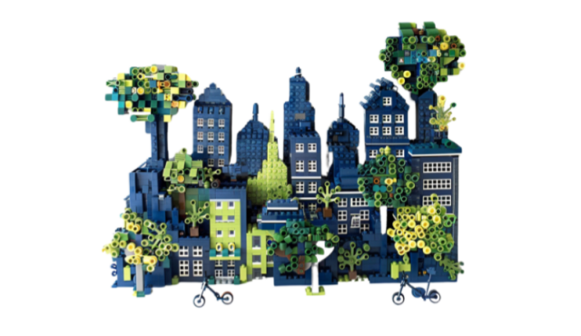 Stadt aus Lego
