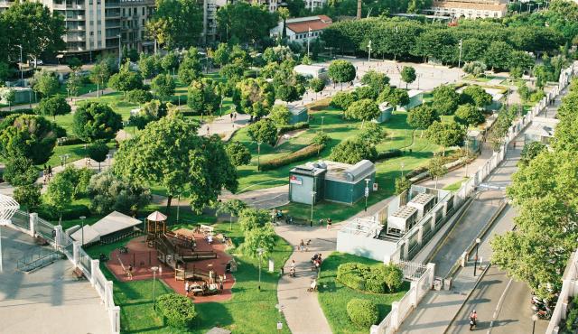 green public space