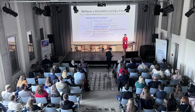 Plenary session at Fórum pro města