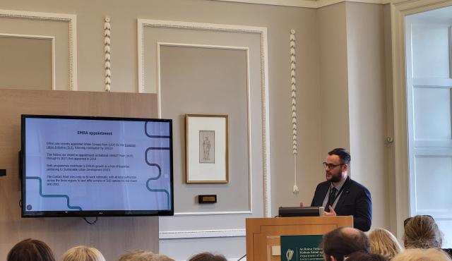 EUI offer is presented to audience by UCP Karl Murphy