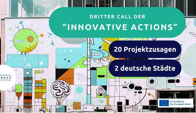 Innovative Actions_20 Projektzusagen_2 deutsche Städte