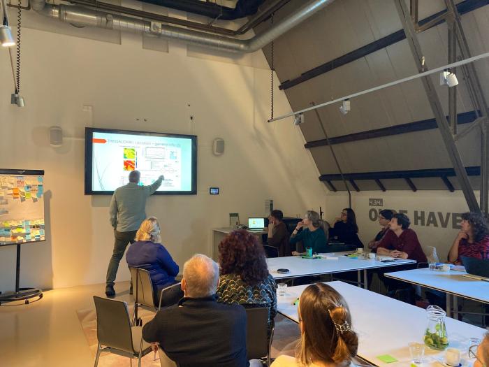 Delivery Partner Presenting their City Thessaloniki to the Group