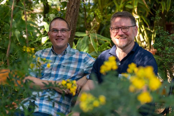 On the second day in the Botanical Garden