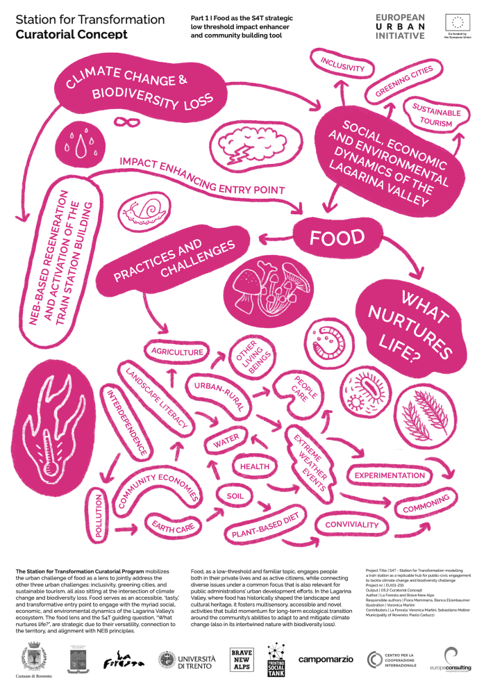 S4T Curatorial Concept - overview poster