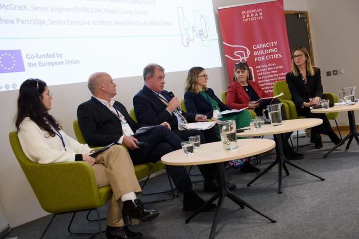 Panel speaking about THRIVE projects