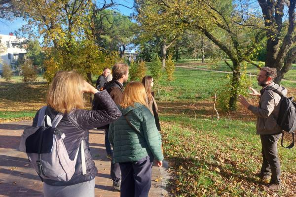 A momenti of the site visit