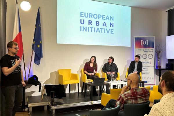 EUI presentation at the URBACT infoday in Prague, February 2024