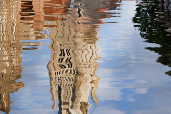 Jan Dhondt Waterspiegeling Brugge waterreflection Bruges