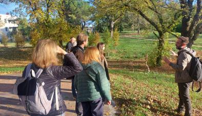 A momenti of the site visit