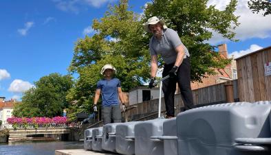 Creating the testplatform for the waterpurificationsystem in Bruges at the Coupure swimming zone 2025