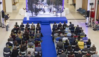 Attendees in the main hall of the City of ICT in A Coruña during the project’s launch event
