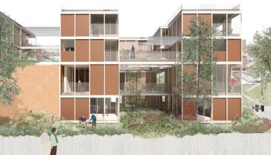 image of the new building