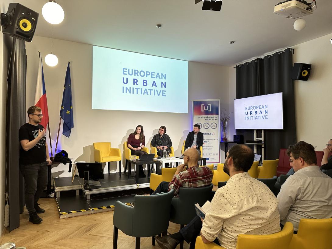 EUI presentation at the URBACT infoday in Prague, February 2024